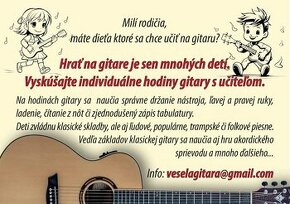 Učiteľ gitara