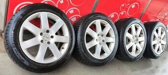 Alu Kola 17 5x112 Audi VW Seat Škoda Zimní Pneu 215/55R17