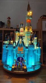 LEGO Disney Zámok 71040 + svetielka na osvetlenie LEGO