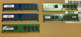 Pamäte RAM DDR1 + DDR2 - 1