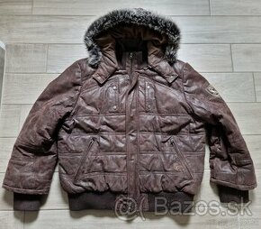 Pánský kožený bomber Tom Tailor 2XL #C088