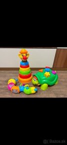 Fisher price zatlkacia korytnacka plus gratis hracky