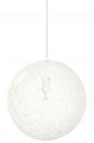 Závesná lampa LUNA 80 cm biela