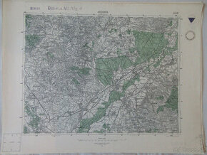 Mapa Skalica, Hodonín, Holič, Kopčany, Kátov r. 1935