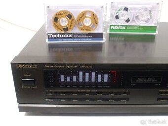 Graficky equalizer 2x7 pasmovy TECHNICS SH-GE70 vyroba Japan - 1