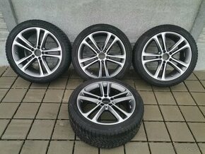 Alu disky 5X112 R18 originál Mercedes + 225/45 R18 zimné - 1