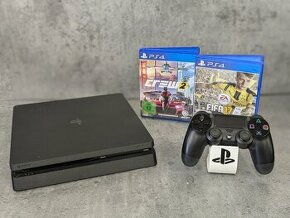 Playstation 4 Slim 500GB 1 ovládač, 2 hry - 1