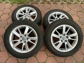 205/60 R16 orig. AUDI A4 Dunlop zimná sada - 1