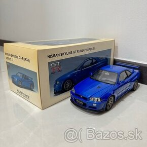 1:18 AutoArt Nissan Skyline GT-R R34 V-Spec II