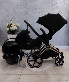 TROJKOMBINÁCIA CYBEX PRIAM PLATINUM ROSEGOLD BLACK