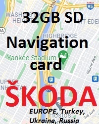 Navigácia - Mapy Škoda Octávia, Rapid, Fabia, Kodiaq, Karoq - 1