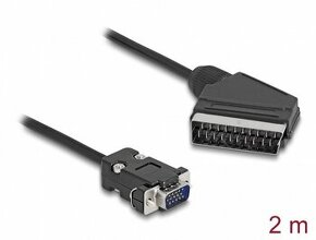 Delock Video kabel Scart samec (vystup) > VGA samec (vstup) - 1