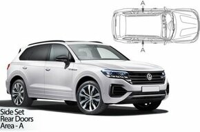 VW Touareg III slnečné clony na okná