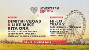 Na predaj listky LOVESTREAM festival