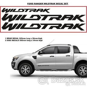 FORD NÁLEPKY WILDTRAK PÁR VEĽKÉ 60 X 7