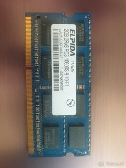 Predám ram 2GB DDR3