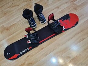 Predám snowboard 120cm + topánky