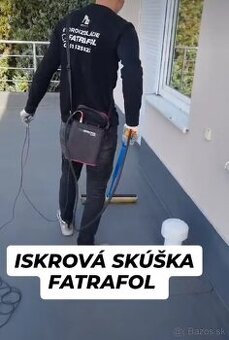 Iskrová skúška celistvosti hydroizolácií