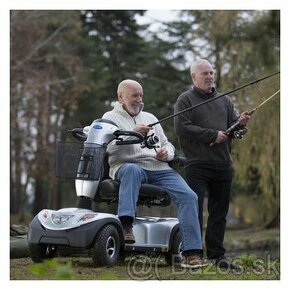 Elektrický invalidný vozík skuter do 220kg nove 75Ah baterie