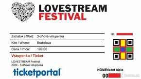 40€ ZĽAVA: 2 3-dňové permanentky na LOVESTREAM FESTIVAL 2024