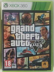 Disk 1 a Obal pre GTA 5 pre XBOX 360