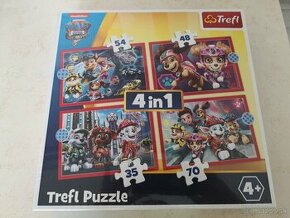 Predám puzzle Paw Patrol 4v1