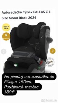 Autosedačka cybex do 50kg a 150cm