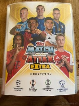 MATCH ATTAX EXTRA 24/25 ZBERATEĽSKÉ FUTBALOVÉ KARTIČKY KARTY