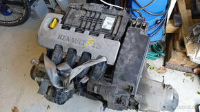 Komplet motor Renault / Nissan 1.2 16v D4F 55kw, 2004