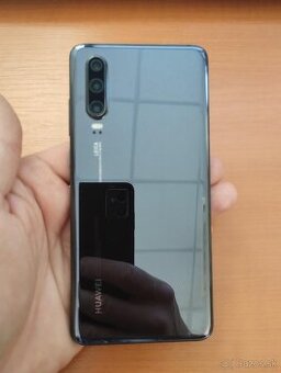 Predám Huawei P30 6/128GB dual sim čierny bez nabíjačky