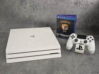 Playstation 4 PRO 1TB biele, 1 ovládač, 1 náhodná hra