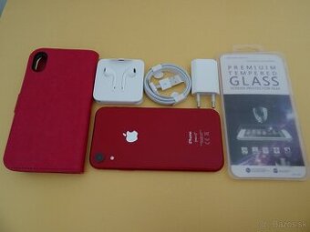 iPhone XR 128GB RED - ZÁRUKA 1 ROK - VELMI DOBRY STAV - 1