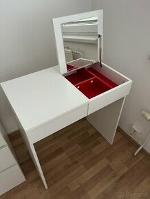 IKEA BRIMNES Toaletný stolík, biely