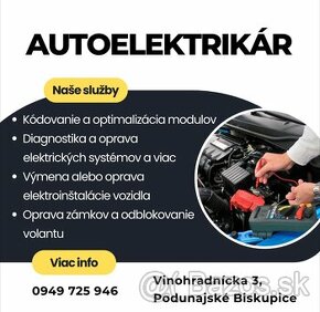 Elektroslužby Mercedes,VW,Škoda, Audi, BMW a ďalšie značky