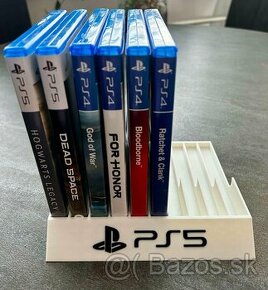 Playstation 5 Stojan na hry 3D tlačený