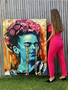 Olejomalba - moderný obraz Frida 115x150