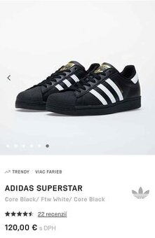 NOVÉ Adidas Superstar Foundation J ženská obuv, číslo 38 2/3