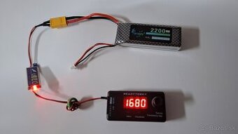 Servo tester set - tester+ubec+lipol - 1