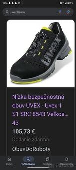 Pracovná obuv Uvex