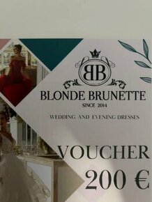 200€ voucher Blonde Brunette