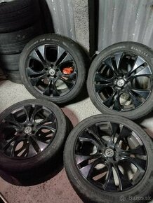 4ks elektróny 5x112 r18 8j ET 35 Pneu 245 45 R18 na sezónu - 1