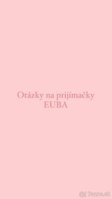 Otázky na prijímačky EUBA