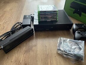 Xbox one S + kinect + slúchadla + 2x ovládač + hry