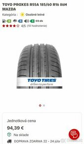 Toyo 185/60 R16