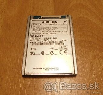 Toshiba HDD1789 (MK1011GAH) 100GB