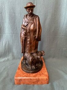 Pastier oviec-Monumentálna bronzová socha - 1