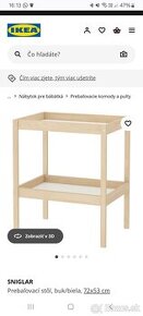 Prebalovaci pult Ikea