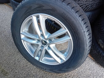 hlíníkové alu "škoda/VW" 5x112 16" pneu 215/60 r16 NEJAZDENA