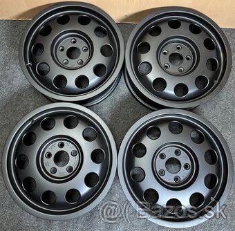 5x100 R15 Original Audi A3 ET 38 čierna matna