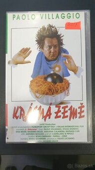 VHS film Krásná zeme - Paolo Villaggio